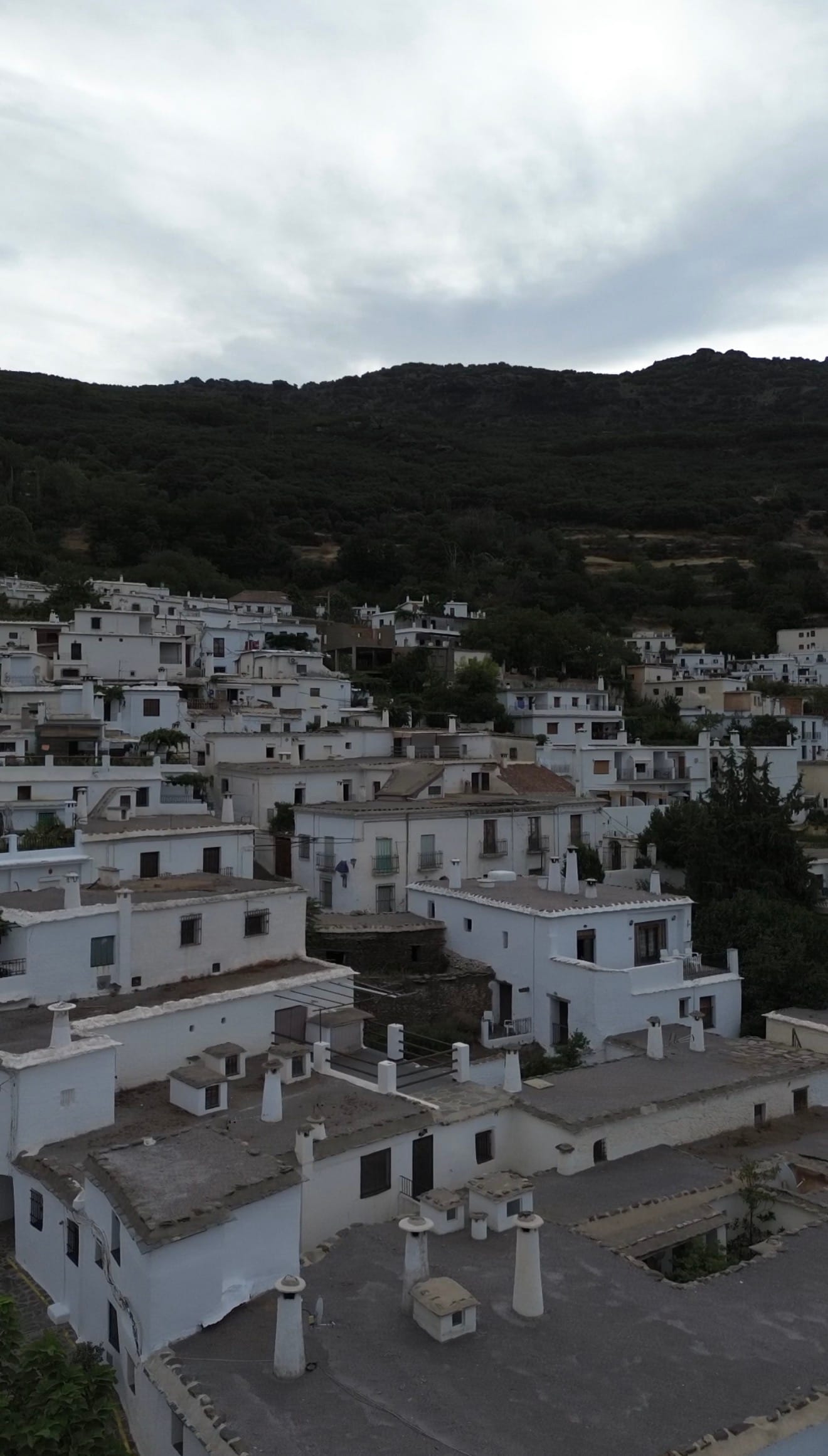 Vista panorámica tejados de Bubión