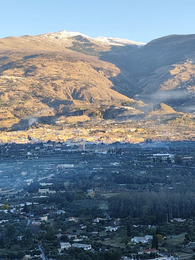 Vistas desde el Mirador de los Mineros, Órgiva